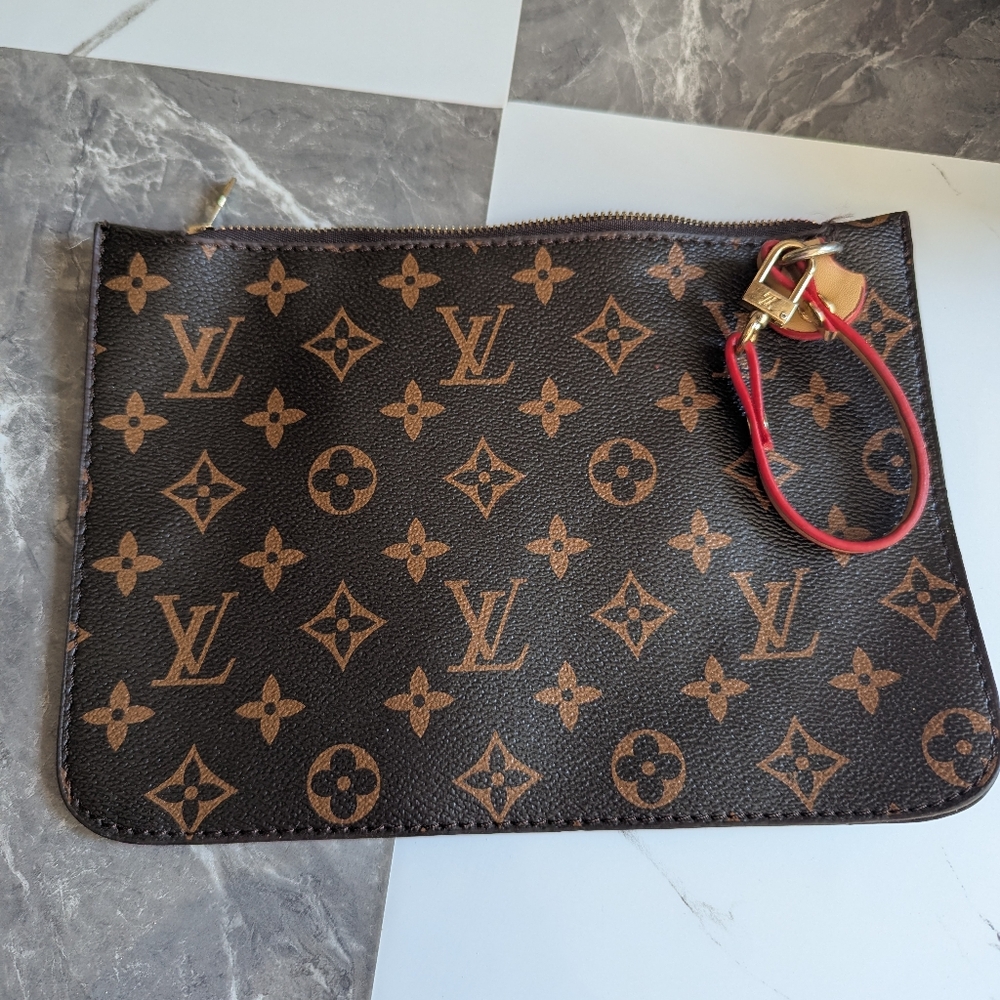 Monogram Inspired Wristlet